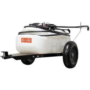 imageAgriFab 450615 TowBehind Sprayer with Boom and Spray Wand 15  Gallon Capacity 16 GPM 100 PSI Sprayer Pump