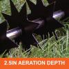 imageAgriFab 450365 Push Spike Aerator Lawn Tool16 Inch Push Lawn Aerator With 5 Aerating Spikes Used for Lawn Care Maintenance
