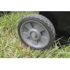 imageAgriFab 450544 40 inch Tow Behind Spike Aerator for Aerating Lawns 10 Galvanized Steel Spike Disks Universal Hitch BlackSpike Aerator