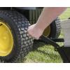 imageAgriFab 450544 40 inch Tow Behind Spike Aerator for Aerating Lawns 10 Galvanized Steel Spike Disks Universal Hitch BlackSpike Aerator