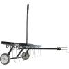 imageAgriFab 450294 40in Tow Behind Lawn Dethatcher 20 Durable Spring Steel Tines Lawn dethatcher Designed to pull behind Lawn and Garden Tractors BlackDethatcher