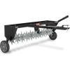 imageAgriFab 450544 40 inch Tow Behind Spike Aerator for Aerating Lawns 10 Galvanized Steel Spike Disks Universal Hitch BlackSpike Aerator