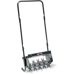 imageAgriFab 450365 Push Spike Aerator Lawn Tool16 Inch Push Lawn Aerator With 5 Aerating Spikes Used for Lawn Care Maintenance