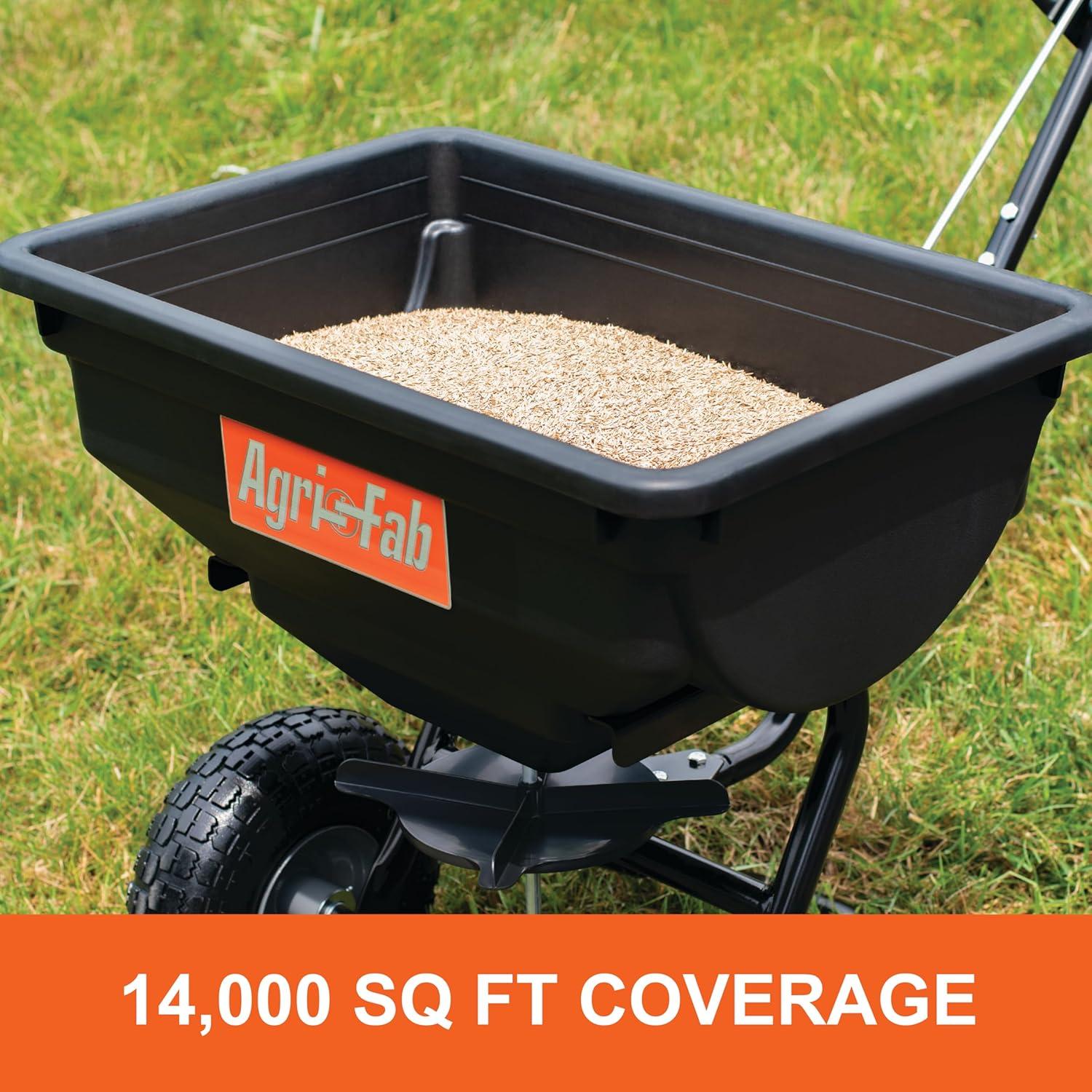 imageAgriFab 85lb Push Spreader Pro Lawn Spreader
