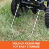 imageAgriFab 450566 50 lb Push Lawn ampamp Garden Broadcast Spreader for SeedFertilizer Walk Behind with Easy to use Cable Control