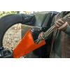 imageAgriFab 450578 Large Capacity 32 CU FT Hard Top Chip NVac Tow Behind Lawn Vacuum Leaf Mulcher Gas Powered Easy Foot Pedal Dumping