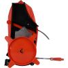 imageAgriFab 450639 25 lb Handheld Bag Seeder Spreader with Waterproof Bag Enclosed Gears Adjustable Shoulder Strap Rear Baffle Orange