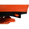 imageAgriFab 450639 25 lb Handheld Bag Seeder Spreader with Waterproof Bag Enclosed Gears Adjustable Shoulder Strap Rear Baffle Orange