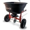 imageAgriFab 450527 110 lb Tow Behind Lawn ampamp Garden Broadcast Spreader for SeedFertilizerSaltIce Melt Easy to use Flow Control from Seat of Riding Lawn Mower110lb Capacity