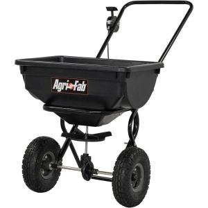 imageAgriFab 450388KD 85 lb Push Lawn ampamp Garden Broadcast Spreader for SeedFertilizer Walk Behind with Easy to use Cable Control