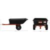 imageAgriFab 450552 700 lbs Tow Behind Poly DumpSwivel Cart 12 CU FT Capacity Lawn ampamp Garden CartTrailer for Lawn Mowers 15quot Pneumatics Tires Easy to Use Hand Dumping MechanismHeavy Duty Heavyduty