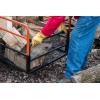 imageAgriFab Inc 450554 1250Pound ATVUTV Swivel Steel Dump Cart OrangeBlackSwivel Steel Dump Cart