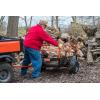 imageAgriFab Inc 450554 1250Pound ATVUTV Swivel Steel Dump Cart OrangeBlackSwivel Steel Dump Cart