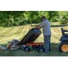 imageAgriFab 450594 4Wheel Poly Convertible PullTow Garden Dump Cart 1200lb Tow Capacity Black