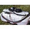 imageAgriFab 450628 Zero Turn Riding Lawn Mower Sprayer with Boom and Spray Wand 15  Gallon Capacity Tank 22 GPM 100 PSI Sprayer Pump Universal Design fits Many Zero Turn Brands