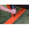 imageAgriFab 450630 Large Capacity 29 CU FT Soft Top MowNVac Tow Behind Lawn Vacuum Leaf Vacuum Gas Powered Easy Single Lever Dumping