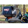 imageAgriFab 450630 Large Capacity 29 CU FT Soft Top MowNVac Tow Behind Lawn Vacuum Leaf Vacuum Gas Powered Easy Single Lever Dumping