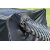 imageAgriFab 450630 Large Capacity 29 CU FT Soft Top MowNVac Tow Behind Lawn Vacuum Leaf Vacuum Gas Powered Easy Single Lever Dumping