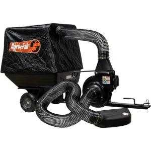imageAgriFab 450630 Large Capacity 29 CU FT Soft Top MowNVac Tow Behind Lawn Vacuum Leaf Vacuum Gas Powered Easy Single Lever Dumping