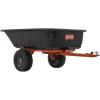 700 lb. Poly Tow-Behind Swivel Dump Cart