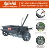 image:imageAgriFab 450288 175 lb TowBehind Lawn amp Garden Drop Spreader for SeedFertilizer Salt Ice Melt Designed to Pull Behind Lawn amp Garden Tractors100 lb TowBehind SpikerSeeder Spreader