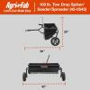 image:imageAgriFab 450288 175 lb TowBehind Lawn amp Garden Drop Spreader for SeedFertilizer Salt Ice Melt Designed to Pull Behind Lawn amp Garden Tractors100 lb TowBehind SpikerSeeder Spreader
