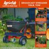 image:imageAgriFab 450288 175 lb TowBehind Lawn amp Garden Drop Spreader for SeedFertilizer Salt Ice Melt Designed to Pull Behind Lawn amp Garden Tractors110 lb Direct Rod Control TowBehind Spreader
