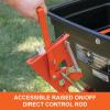 image:imageAgriFab 450288 175 lb TowBehind Lawn amp Garden Drop Spreader for SeedFertilizer Salt Ice Melt Designed to Pull Behind Lawn amp Garden Tractors185 lb Direct Rod Control TowBehind ATVUTV Spreader